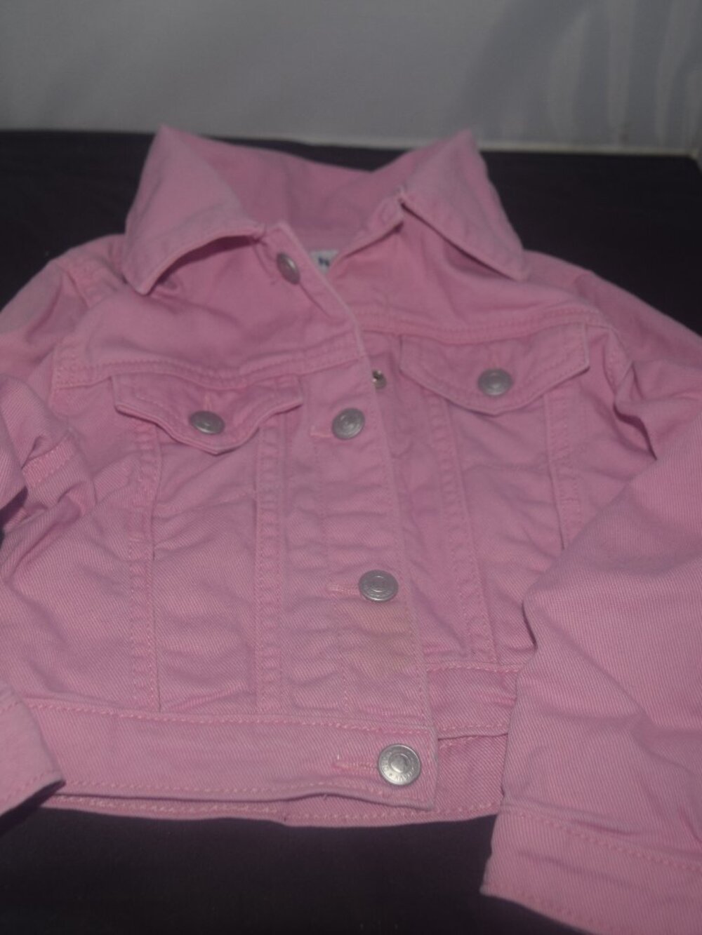 Old Navy Classic Pink Denim Trucker Jacket Size 5T